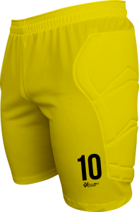 Spodenki bramkarskie wazon żółte