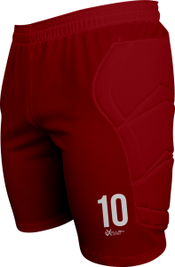 Spodenki bramkarskie wazon ciemny czerwony