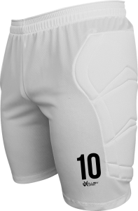 Spodenki bramkarskie wazon białe