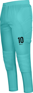 Spodnie bramkarskie turkusowe