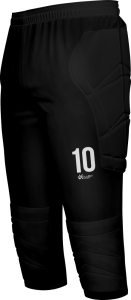 Spodnie bramkarskie 3/4 czarne