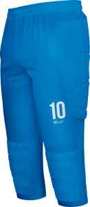 Spodnie bramkarskie 3/4 niebieskie