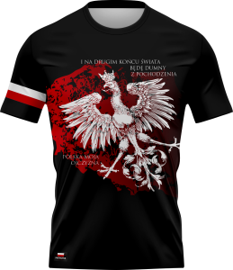 Koszulka t-shirt patriotyczna patriotus orzeł polska dumny z pochodzenia PAT_142