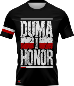 Koszulka t-shirt patriotyczna patriotus duma i honor polska dla patrioty PAT_138