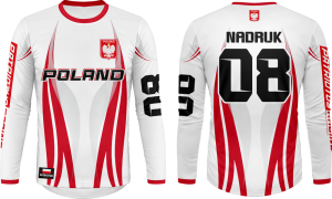 Bluza motocross patriotyczna enduro quad cross orzeł polska biało czerwona cross_166 patriotus