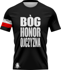 Koszulka T-shirt Patriotyczna Bóg Honor Ojczyzna patriotus PAT_120