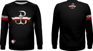 Bluza patriotyczna basic bez kaptura  PAT_14 Polska Walcząca flaga  patriotus