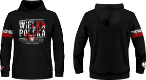 Bluza patriotyczna z kapturem i kieszenią Wielka Polska patriotus PAT_25 