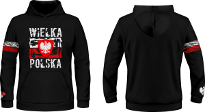 Bluza patriotyczna z kapturem i kieszenią Wielka Polska patriotus PAT_27 