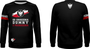 Bluza patriotyczna basic bez kaptura  PAT_30 od urodzenia dumni z pochodzenia  patriotus