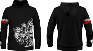 Bluza patriotyczna z kapturem i kieszenią orzeł patriotus PAT_33 