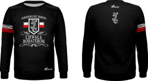 Bluza patriotyczna basic bez kaptura  PAT_35  Narodowe Siły Zbrojne Chwała Bohaterom  patriotus