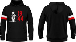 Bluza patriotyczna z kapturem i kieszenią 1944 patriotus powstanie warszawskie PAT_130  