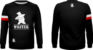 Bluza patriotyczna basic bez kaptura patriotus PAT_121 niedźwiedź Wojtek 