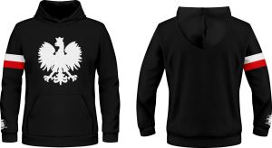 Bluza patriotyczna z kapturem i kieszenią patriotus PAT_110 Orzeł