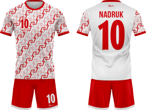 Komplet piłkarski P_589 strój sportowy, piłka nożna 