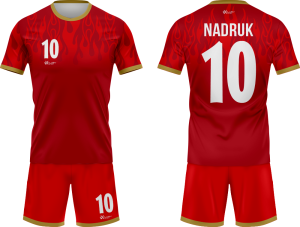 Komplet piłkarski P_590 strój sportowy, piłka nożna 