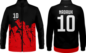 Bluza treningowa DT_21 długi zamek z kieszenią sportowa bluza