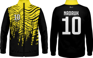 Bluza treningowa DT_22 długi zamek z kieszenią sportowa bluza 