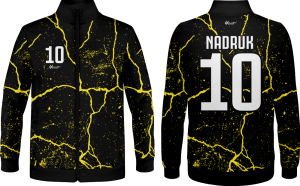 Bluza treningowa DT_26 długi zamek z kieszenią sportowa bluza