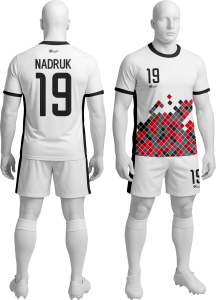 Komplet sportowy P_1 piłkarski koszulka + spodenki 