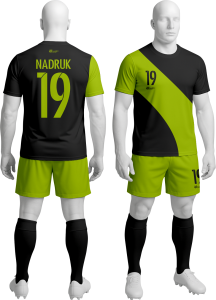 Komplet sportowy P_5 piłkarski koszulka+spodenki 