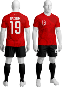Komplet sportowy P_6 piłkarski koszulka+spodenki