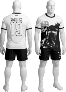 Komplet sportowy P_10 piłkarski koszulka + spodenki 