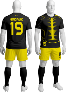 Komplet sportowy P_19 piłkarski koszulka + spodenki 