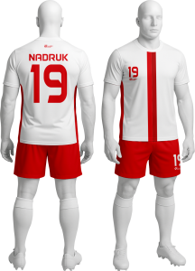 Komplet sportowy P_20 piłkarski koszulka + spodenki 