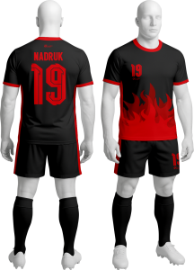 Komplet sportowy P_22 piłkarski koszulka + spodenki 