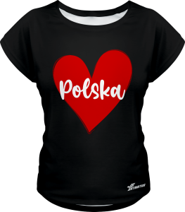 Koszulka damska luźna kibica polska SDPOL_3