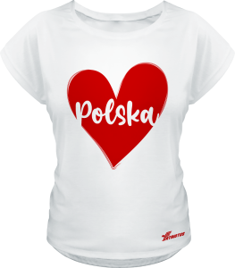 Koszulka damska luźna kibica polska SDPOL_4