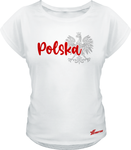Koszulka damska luźna kibica polska SDPOL_5