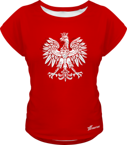 Koszulka damska luźna kibica polska SDPOL_8