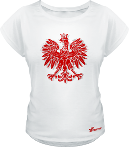 Koszulka damska luźna kibica polska SDPOL_10