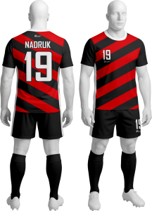 Komplet sportowy P_28 piłkarski koszulka + spodenki 