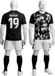 Komplet sportowy P_38 piłkarski koszulka + spodenki 