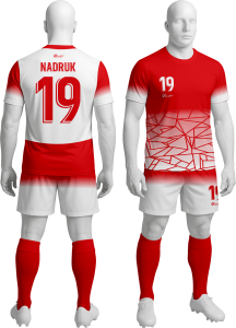 Komplet sportowy P_39 piłkarski koszulka + spodenki 