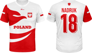 Koszulka kibica Polski Polska orzeł  POL_64  patriotus 