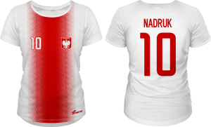 Damska koszulka kibica polska DPOL_1