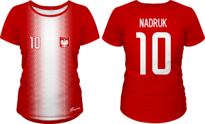 Damska koszulka kibica polska DPOL_2