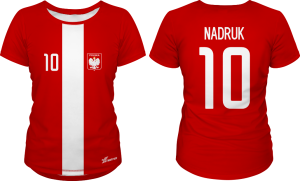 Damska koszulka kibica polska DPOL_6
