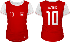 Damska koszulka kibica polska DPOL_10