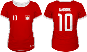 Damska koszulka kibica polska DPOL_12