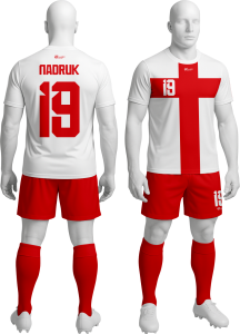 Komplet sportowy P_53 piłkarski koszulka + spodenki 