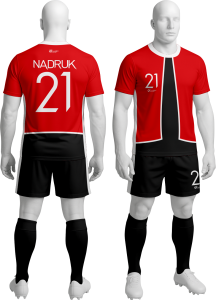 Komplet sportowy P_56 piłkarski koszulka + spodenki 