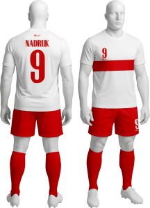 Komplet sportowy P_68 piłkarski koszulka + spodenki 