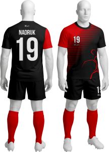 Komplet sportowy P_73 piłkarski koszulka + spodenki 