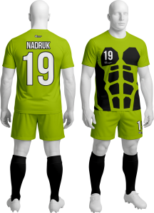 Komplet sportowy P_77 piłkarski koszulka + spodenki 